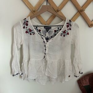 Kendall and Kylie boho blouse